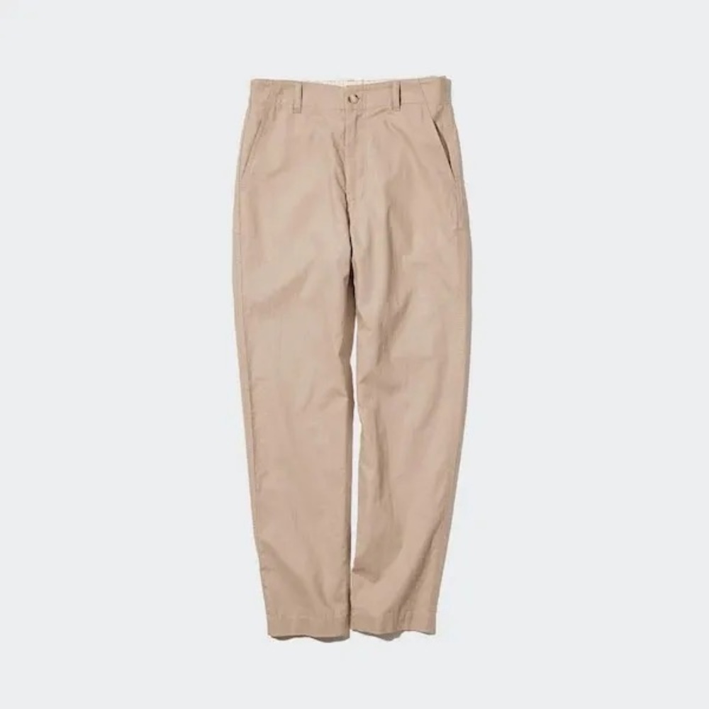 Uniqlo Linen-Cotton Tapered Pants